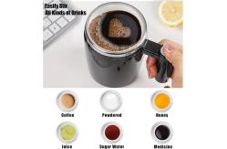 China 13oz Automatic Stirring Cup Auto Stir Coffee Cup With 2 Stir Bar supplier