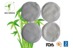 China Super Soft Bamboo Reusable Nursing Pads Laminated PUL / Absorb Microfiber Available supplier
