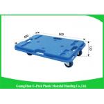Stackable 4 Wheel Furniture Dolly , Heavy Duty Moving Dolly For Platform Cart Transport for sale