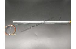 China Kapton Lead Wire Thermocouple Probe 1.5x500mm With Plastic Transition Zone supplier