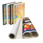 Wide Format Printing Polyester Canvas Rolls 280gsm Aqueous