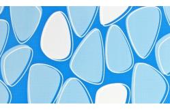 China 3D Texture Design 18x33 Pool Liner 25m Mosaic Light Blue Pool Liner supplier