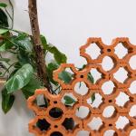 Garden Decorative Terracotta Bricks Red Clay Screen Tile Ventilation Cavity Structure for sale