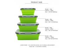 China Leakproof Microwavable Portable Foldable Tiffin Box supplier