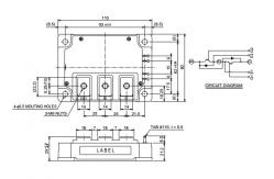China IGBT Power Module CM300DY-12NF HIGH POWER SWITCHING USE  FUJITSU IGBT Power Module supplier