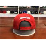Rivet Chain Personalized Child Snapback Hats Flat Brim 85% Acrylic + 15% Wool