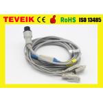 Reusable Medical Mindray Round 6 pin 5 leadwire ECG Cable Comptible With PM9000 Patient Monitor for sale