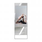 Floor Standing 43inch Vertical Mirror Advertising Screen For Gym for sale