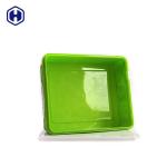 Empty Square Plastic Food Storage Containers Eco Friendly SGS FDA Certificated