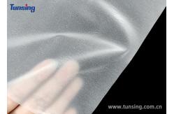 China Foggy Translucent Hot Melt Adhesive Film TPU 0.15mm Thickness Laminating Fabric supplier