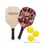 Custom Logo Double Sided Printed Plywood Pickleball Paddle Sublimation Blank Pickleball Paddles for sale