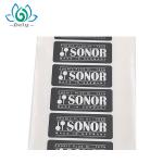 Dumb Black CMYK PET Label Printing Custom Self Adhesive