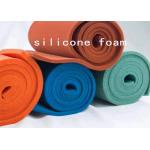 Open Cell Silicone Foam Sheet Roll For Ironing Table / Presses Machine for sale