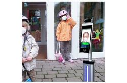 China Infrared 200W IPS LCD Face Recognition Thermometer supplier