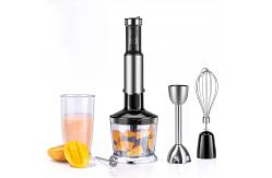 China Black Stick Hand Blender With Potato Masher Chopper Measuing Cup supplier
