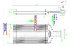 China 480V 600mm Multi Tube  Immersion Heater , Industrial Immersion Heater Vertical supplier