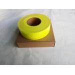 Night Reflective Conspicuity Tape , Flourescent Yellow Green High Visibility Reflective Adhesive Tape for sale