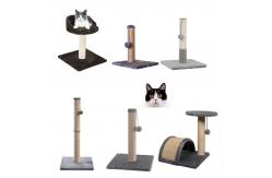 China Sustainable Cat House And Scratcher ODM Fabric Cat Scratch Poles supplier