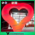 2m Heart Inflatable Decoration , Hanging Inflatable Wedding Decorations for sale