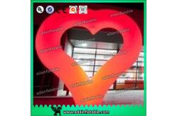 China 2m Heart Inflatable Decoration , Hanging Inflatable Wedding Decorations supplier