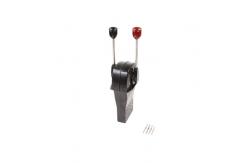 China YK6 Top Mount Marine Boat Engine Throttle Control Dual Lever supplier