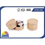 Watch Jewelry Round Cardboard Packaging Box UV Glosses Embossing for sale