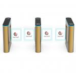 DC Motor Access Control Turnstile Gate Bidirectional Swing Barrier Gate for sale