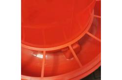 China 10KG Plastic Hanging Feeder Chicken Feeding Line Parts Red supplier