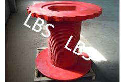 China Lifting Winch LBS Grooved Drum Offshore Platform Crane Drum supplier
