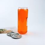 250ml Plastic Drink Packaging Custom Juice PET Soda Beer Pop Can Bottle