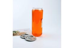 China 250ml Plastic Drink Packaging Custom Juice PET Soda Beer Pop Can Bottle supplier