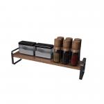 MDF Standing Type Wood Element Modern Design Household Multifunctional Stylish Metal Kitchen Organizer for sale