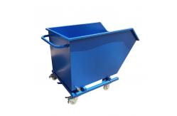 China Quick Release Steel Self Dumping Hopper Tipper Bin Zero Residual Waste Design supplier