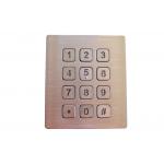 Panel Mounting Backlit USB Keyboard Waterproof Illuminated With 0.45mm Stroke for sale