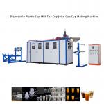 Used Plastic Tray Thermoforming Machine Manual Disposable Cup Making Machine for sale