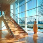 Sleek Stainless Steel Handrails with 1050mm Balustrade Height for Glass Railings for sale