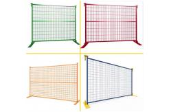 China Safety Green PVC Temporary Fencing Outdoor Galvanized Security Fence supplier