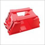 Plastic Coating Spine Board Head Immobilizer Easy Clean NBR Material for sale