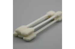 China Double Rectangular Flat Sponge Head Disposable Cleanroom Foam Tip Swab supplier