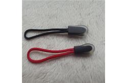 China Outside Wear Zip Fastener Puller With Transparent Outline Border supplier
