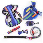 Reflective Dog Harness Matching Leash S-XL Cat Harness And Leash Set for sale