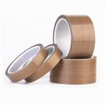 Non Sticking Chemical Resistant PTFE Cloth Tape 0.05mm 0.13mm for sale