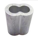 Hourglass Crimping Wire Rope Aluminium Ferrule Aluminiuml Casting US Type for sale