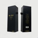 Fancy Single Bottle Cardboard Wine Box  / Paper Noble Personalised Wine Gift Box for sale