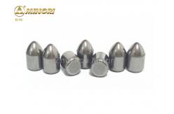 China Surface Finished Tungsten Carbide Buttons Spherical And Parabolic Shapes Insert supplier