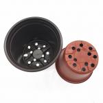 Tobacco Ecofriendly 90mm Dia Seedling Plastic Flower Pots 66mm High for sale