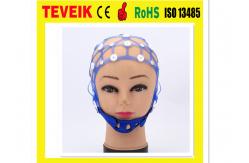 China Medical Separating Neurofeedback Silicone EEG Electrode Cap, 20 Leads Cup Electrode EEG Hat supplier