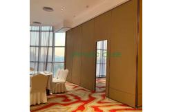 China Modern Design Movable Partition Wall MDF Board Surface For Hotel Sound Control supplier