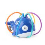 outdoor rotating ABS Plastic Water Sprinkler Toys Cartoon Whale EN71 certificate for sale