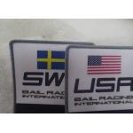 Double Side Polyester Custom Cloth Patches Garment Barcode Printing Label for sale
